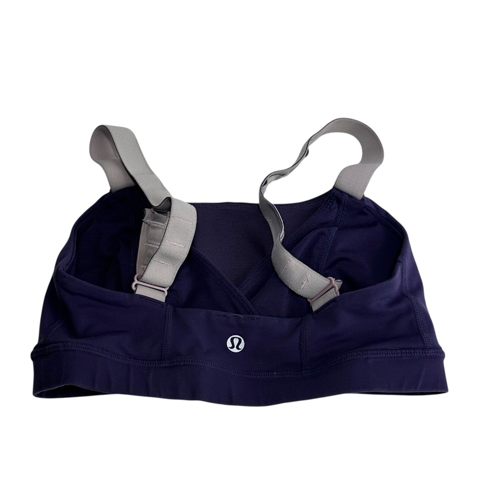 Lululemon Adjust Me Sports Bra Violet Purple Size 4 - Picture 3 of 6